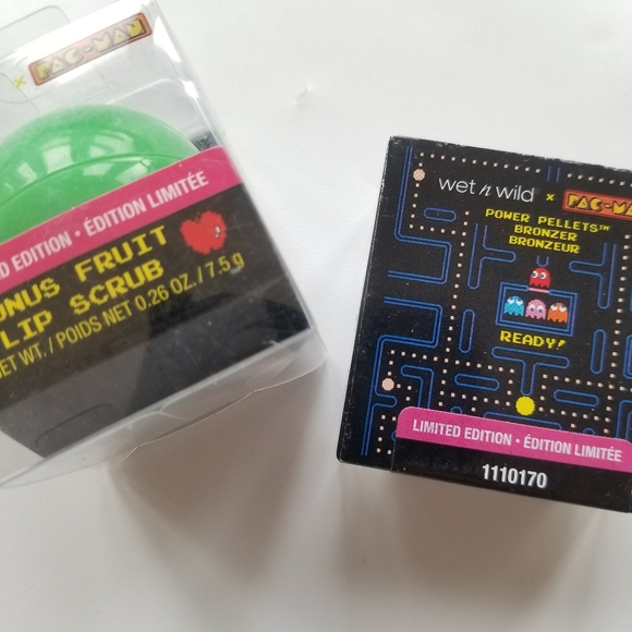 new Wet n Wild Pac Man Collection Bundle Lip Scrub & Bronzer - Picture 8 of 9